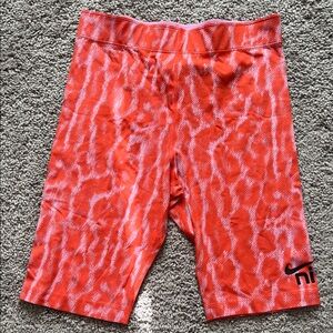 Nike Orange Athletic Shorts